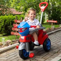Carrinho Triciclo De Passeio Baby City Homem Aranha Spider