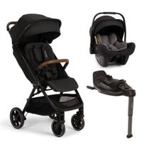Carrinho TRVL LX + PIPA Next + Base CURV Nuna Cor: Preto Caviar
