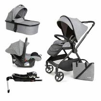 Carrinho TS 5 em 1 Isofix Magnific Grey Denim 0-15Kg - Safety 1st Carrinho TS 5 em 1 Isofix Magnific Grey Denim 0-15Kg - Safety 1st