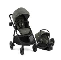 Carrinho TS Ginger Verde Evergreen Fim com Bebê conforto Rue e Base Veicular Shale - Joie Carrinho TS Ginger Verde Evergreen Fim com Bebê conforto Rue e Base Veicular Shale - Joie