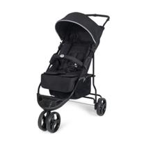 Carrinho Tutti Baby Hórus II Preto/Cinza 3 Rodas com Encosto Reclinável