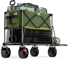 Carrinho utilitário Timber Ridge 400L Dobrável de Dois Andares 137 cm Carrinho utilitário Timber Ridge 400L Dobrável de Dois Andares 137 cm