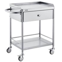 Carrinho utilitário VEVOR para laboratório médico/odontológico em aço inoxidável 220 libras Carrinho utilitário VEVOR para laboratório médico/odontológico em aço inoxidável 220 libras