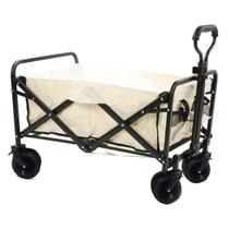 Carrinho Vagao Utilitario Roda Grande Carga Dobravel Resistente Caçamba Grande Capacidade Armazenamento Acampamento Jardim Terreno Multiuso