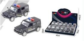 Carrinho Viatura Policia 12-Cm Metal Abre As Portas Carro Policial Coleção - 1:32 - toys