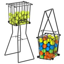 Carrinho Wasoyun para Bolas de Tênis e Pickleball com Rodas - Capacidade para 75 Bolas Carrinho Wasoyun para Bolas de Tênis e Pickleball com Rodas - Capacidade para 75 Bolas