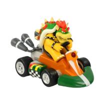 Carrinhos de Ação Super Mario - Yoshi, Donkey Kong, Bowser, Luigi, Toad e Princesa Peach