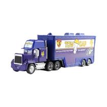 Carrinhos De Brinquedo Disney Pixar Carros 95 Lightning McQueen E Caminhão Mack Em Metal Fundido -