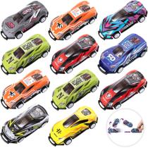Carrinhos de Brinquedo Pullback Flip Stunt ArtCreativity - Conjunto com 12 Carros