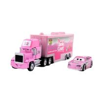 Carrinhos De Corrida Pixar Para Crianças: Caminhão Mack E Faísca McQueen - Modelo Die-Cast Com 2