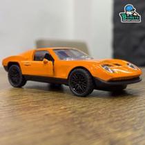 Carrinhos de Ferro Lamborghini Miura e Count Muscula - Fricção, Portas que Abrem e Pneus de Borracha