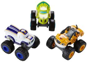 Carrinhos Die-Cast Blaze & the Monster Machines - Pacote com 3 Unidades - Fisher-Price