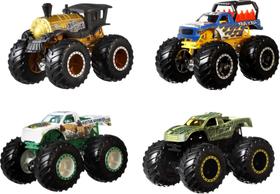 Carrinhos Hot Wheels Monster Trucks - Escala 1:64 - Conjunto com 4 Carrinhos Hot Wheels Monster Trucks - Escala 1:64 - Conjunto com 4