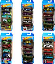 Carrinhos Hot Wheels Pacote com 5 Modelos Sortidos