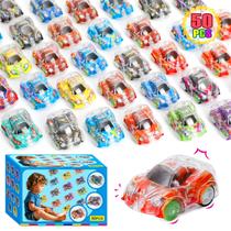 Carrinhos Miniatura Pull Back Worgree - 50 Peças - Brinquedo Infantil Carrinhos Miniatura Pull Back Worgree - 50 Peças - Brinquedo Infantil