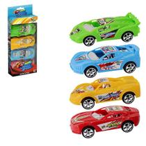 Carrinhos Miniatura Sport Mex Friccao 4 peças na Caixa - ACATE