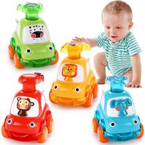 Carrinhos Palmatte Joyful Animal - Brinquedo para Crianças de 1 a 3 Anos