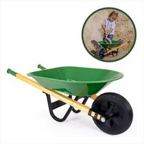 Carriola de Mão Infantil Brinquedo Carrinho De Mão Grande Cabo de Madeira Carriola de Mão Infantil Brinquedo Carrinho De Mão Grande Cabo de Madeira