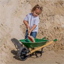 Carriola De Mão Infantil Brinquedo Carrinho De Mão Grande Cabo de Madeira - hyper Club