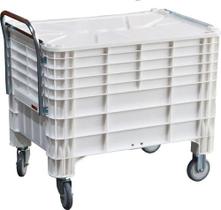 Carro 1030 Branco Caixa Lixeira Conteiner 372 Litros Carro 1030 Branco Caixa Lixeira Conteiner 372 Litros
