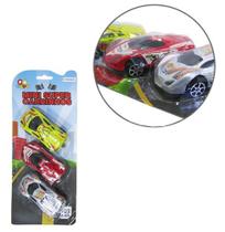 Carro A Friccao Mini Super Carrinhos Colors Kit Com 3 Pecas - Fu xing