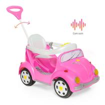 Carro a Pedal 2 em 1 - 1300 Fouks - Rosa - Calesita