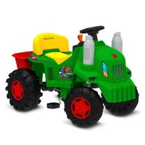 Carro a Pedal Infantil Trator Volante com Buzina Bandeirante Carro a Pedal Infantil Trator Volante com Buzina Bandeirante