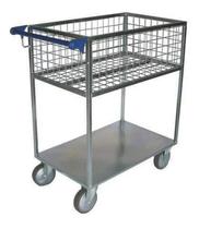 Carro Abastecedor Fundo Alto Carga Para 300 Kgs Reforçado Carro Abastecedor Fundo Alto Carga Para 300 Kgs Reforçado