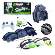 Carro Acrobático Gira 360 Graus Recarregável Brinquedo Controle Remoto