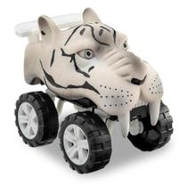 Carro Animals Off Road Tiger Branco - Usual Brinquedos