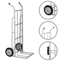 Carro Armazém Carga 300kg Reforçado Carrinho de Mão 2 Rodas Transporte Caixa Pesada Mercadoria Peso