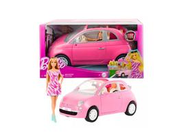 Carro Barbie Para Bonecas Fiat Pink Com Cor De Boneca Multicolor