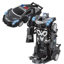 Carro Bate e Volta Robô New Police Transformável Zoop Toys Carro Bate e Volta Robô New Police Transformável Zoop Toys