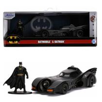 Carro Batmóvel 1989 C/ Figura Metals 1/32 Jada 31704
