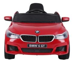 Carro Bmw Vermelha Elétrico 6 GT Com R/C 12V Vermelha