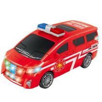 Carro Bombeiro robô Transformação Bate e volta Luz e som - Zoop Toys