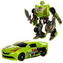 Carro boneco brinquedo infantil que vira robo Transformers Fricção Automático Carrinho para menino