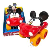 Carro Brinquedo Mickey Mouse/Minnie Disney Vinil Macio G Original - Lider Brinquedos