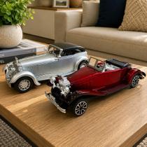 Carro Brinquedo Miniatura Colecionável Classic Retrô Kit 2pç Carro Brinquedo Miniatura Colecionável Classic Retrô Kit 2pç