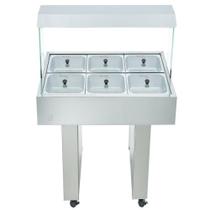 Carro Buffet Termico Bbmm-06 6 Cubas 127V - Edanca Carro Buffet Termico Bbmm-06 6 Cubas 127V - Edanca
