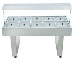 Carro Buffet Termico Bbmm-10 10 Cubas 220V - Edanca Carro Buffet Termico Bbmm-10 10 Cubas 220V - Edanca