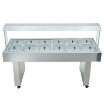 Carro Buffet Termico Bbmm-12 12 Cubas 110V - Edanca Carro Buffet Termico Bbmm-12 12 Cubas 110V - Edanca