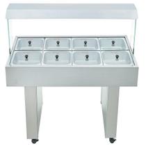 Carro Buffet Termico Bbmm-8 8 Cubas 220V - Edanca