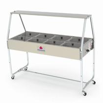 Carro Buffet Térmico Self Service 8 cubas PRB-08 Prógas 110v