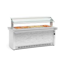 Carro Buffet Termico Self Service Gbta-200 Branco E Marmore Linha Vitra Sem Cuba 220V - Gelopar Carro Buffet Termico Self Service Gbta-200 Branco E Marmore Linha Vitra Sem Cuba 220V - Gelopar