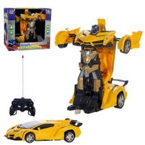 Carro c/r multi funcao 1:18 transf robo - Art Brink