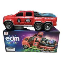 Carro c/Som Hillux Plastico c/Motor a Pilha Ref.ST1754