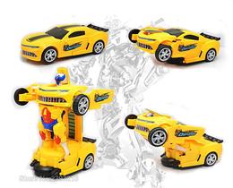Carro Camaro Amarelo Bumblebee Transformers C/ Luz E Som