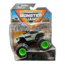 Carro Caminhão Monster Jam 1/64 Alien Invasion Multicolorido