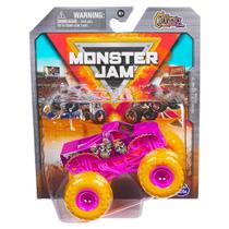 Carro Caminhão Monster Jam 1/64 Calavera Rosa
